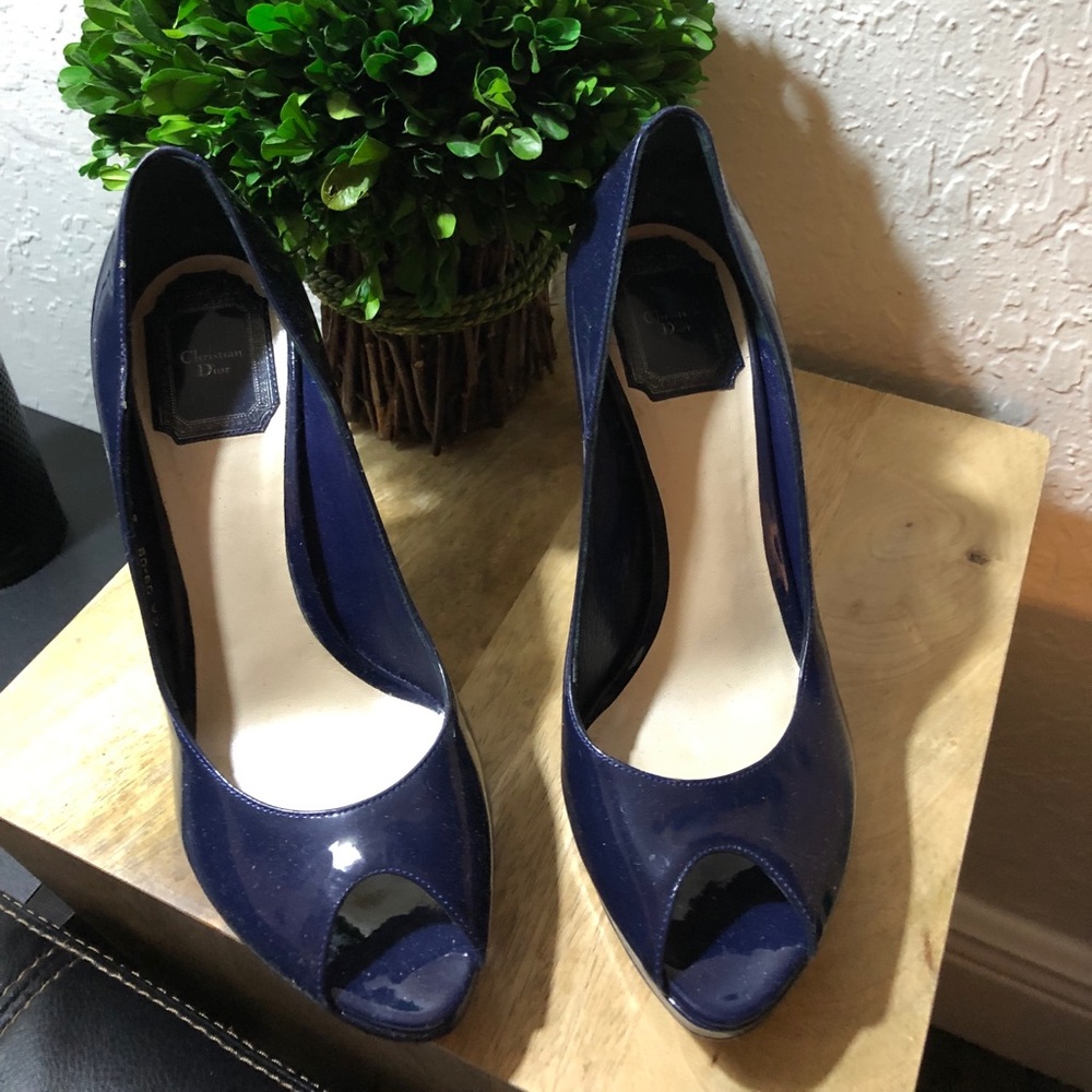 Authentic Christian Dior Miss Dior Peep Toe heels